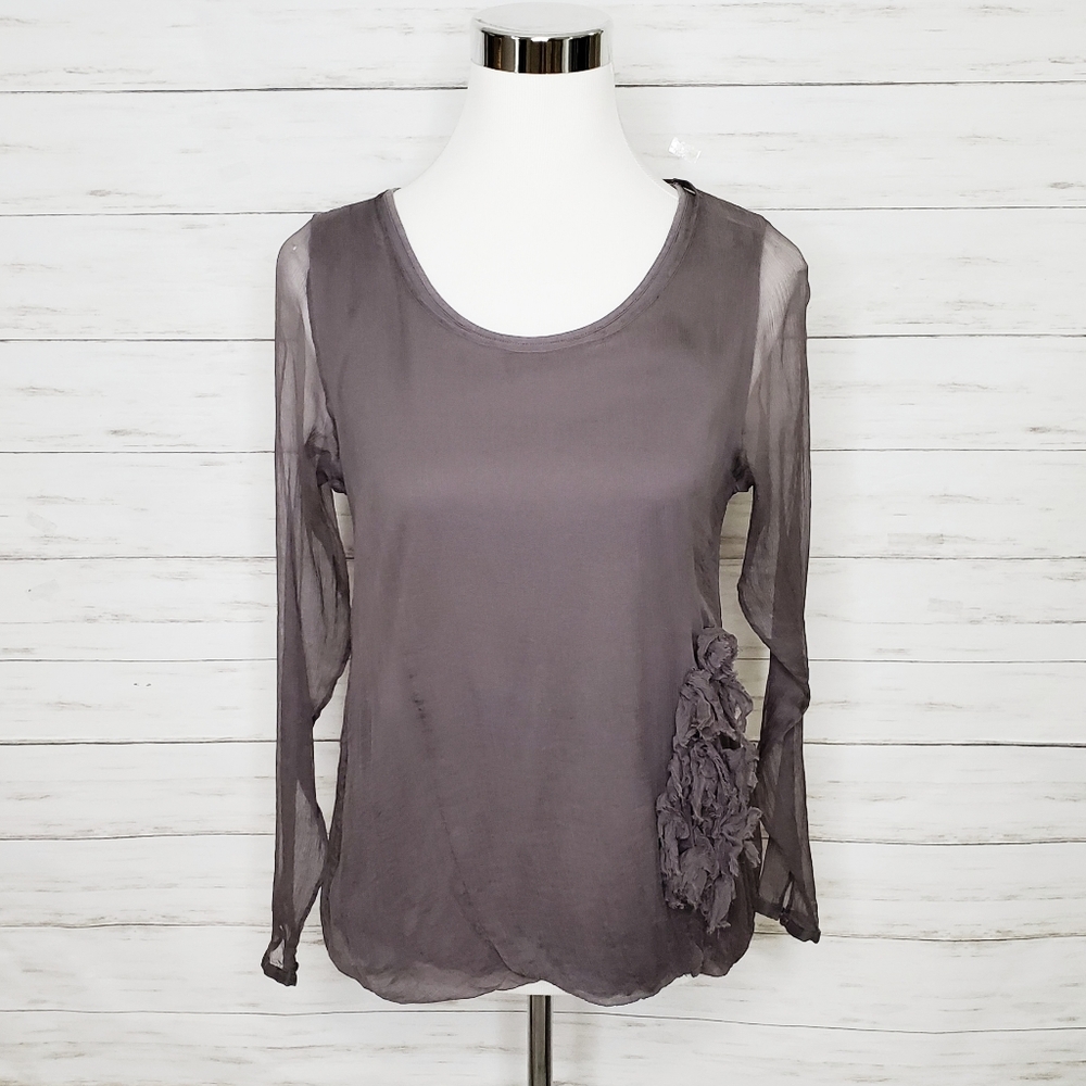 Bimba & Lola Silk Top Size Large